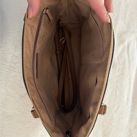 Kate Spade Brown and Cream Shoulder Bag - Picture 3 of 4